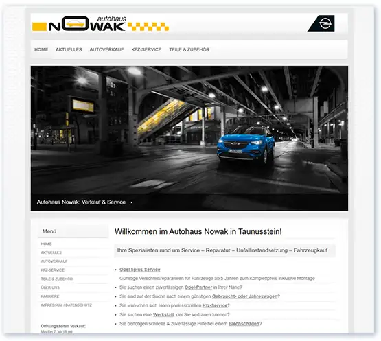 Referenz: Autohaus Nowak